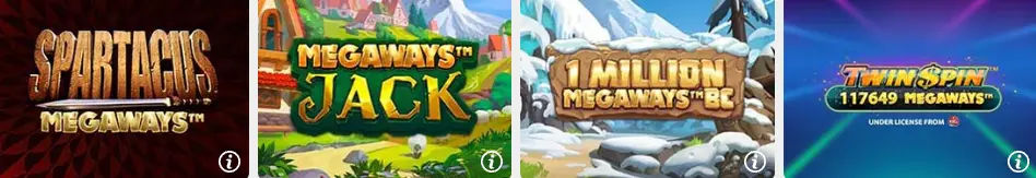 klassische und moderne Titel BETWAY CASINO
